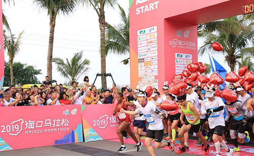 高培奶粉领跑2019海口马拉松 健康助力一路“培”跑到底